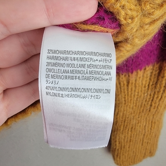 Farm Rio Striped Sweater size M NWT - Picture 5 of 7